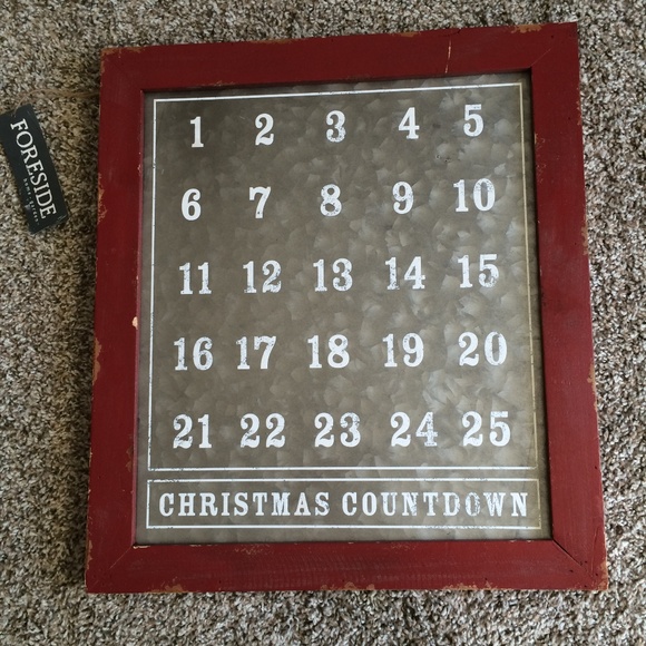 Magnetic Christmas advent calendar
